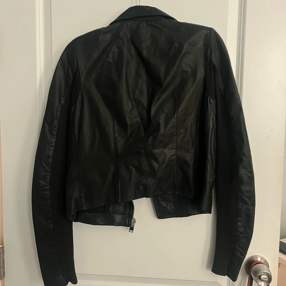 Rick Owens Leather Jacket - Picture 2 of 6